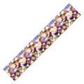 Ninola Design Botanic Retreat Ombre Abstract Watercolor Flowers Pink gold Table Runner