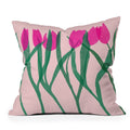 Garima Dhawan tulips 14 Outdoor Throw Pillow