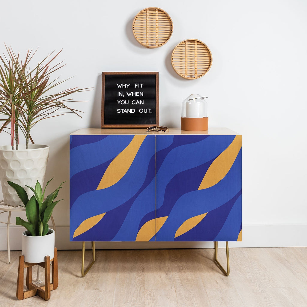 Camilla Foss Pebbles in Stream Credenza