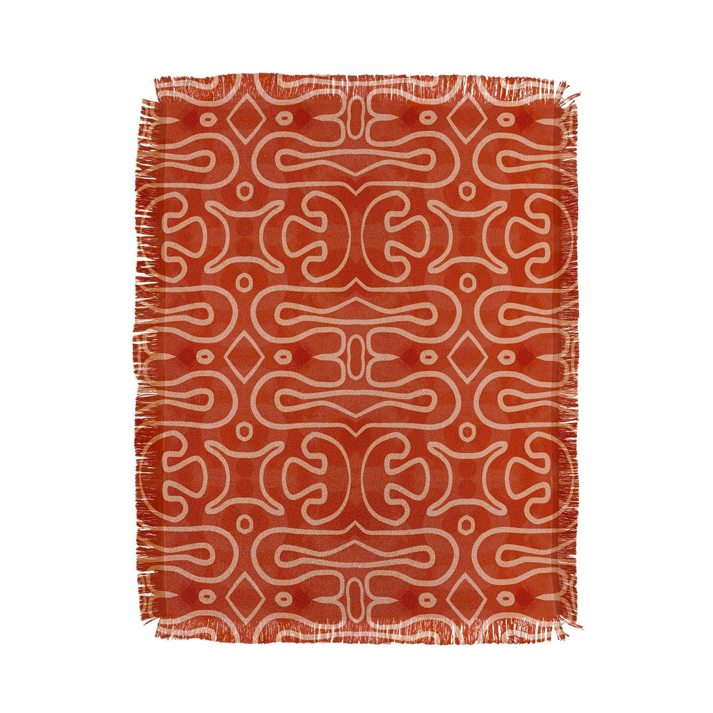 Mirimo Venexiana Burnt Orange Throw Blanket