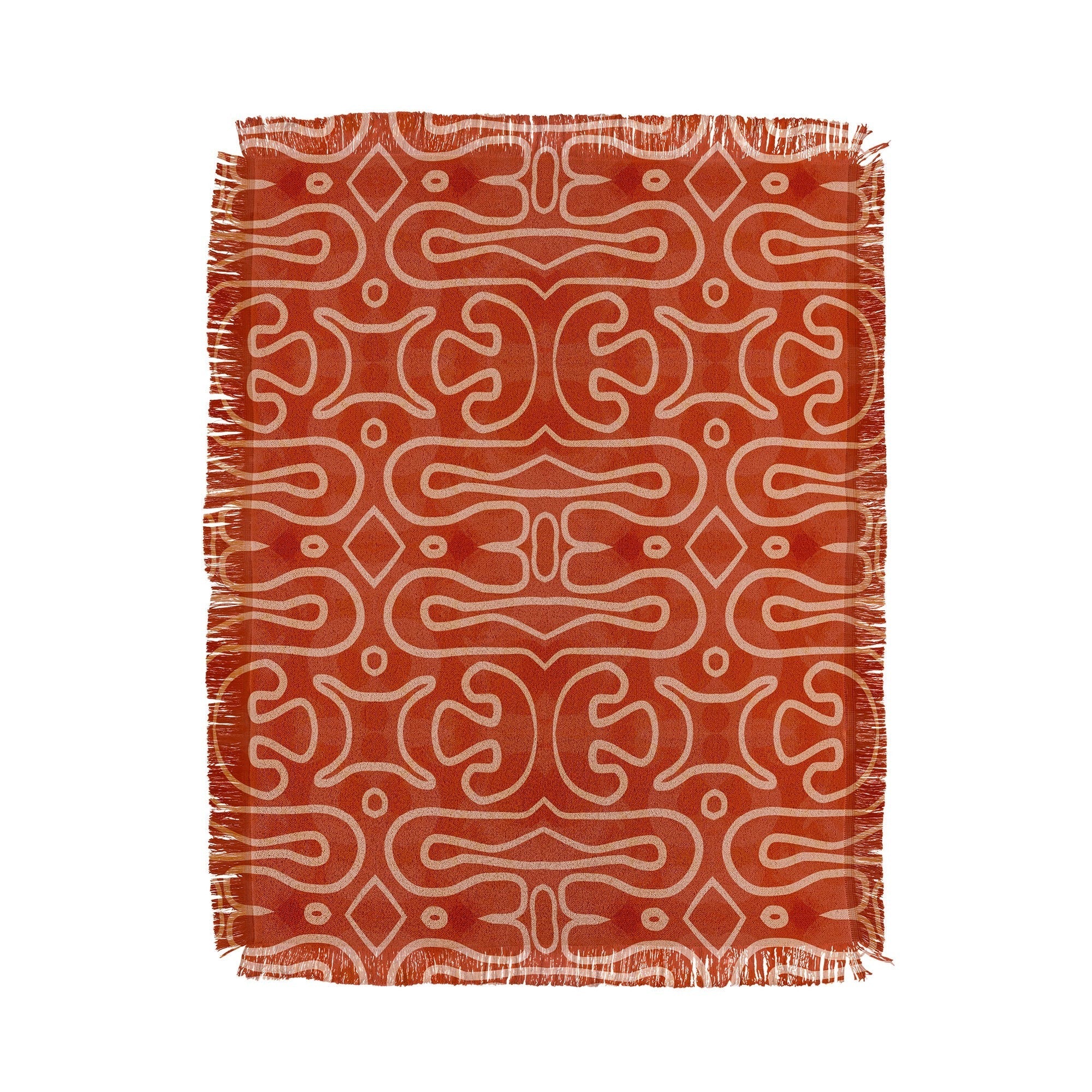 Mirimo Venexiana Burnt Orange Throw Blanket