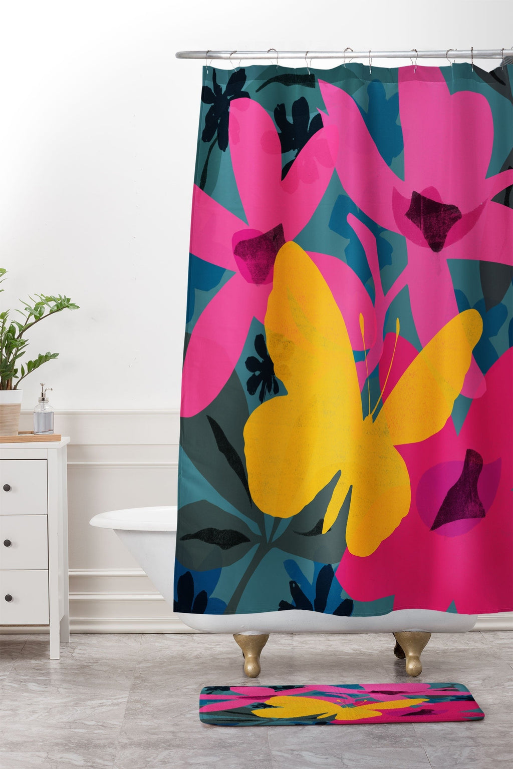 Garima Dhawan wild 1 Memory Foam Bath Mat