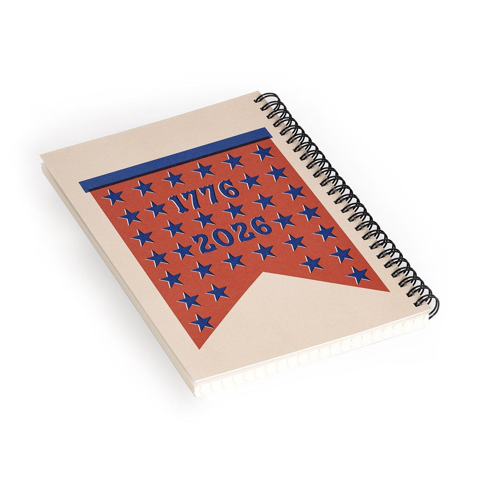 DENY Designs Star Banner Spiral Notebook