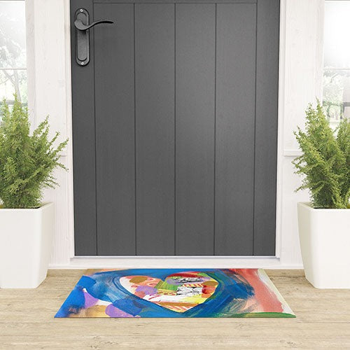 Natalie Baca Lucky in Love Welcome Mat