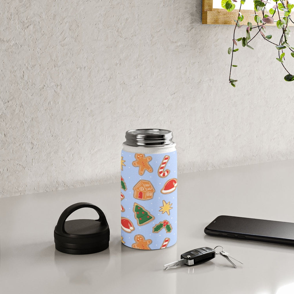 Love_Ryming Christmas Cookies Water Bottle