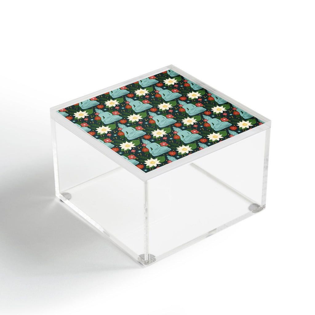 Design by Spark Meditating Lotus Buddha Acrylic Box