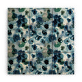 Ninola Design Botanic Retreat Ombre Abstract Watercolor Flowers Blue Navy Wood Wall Mural