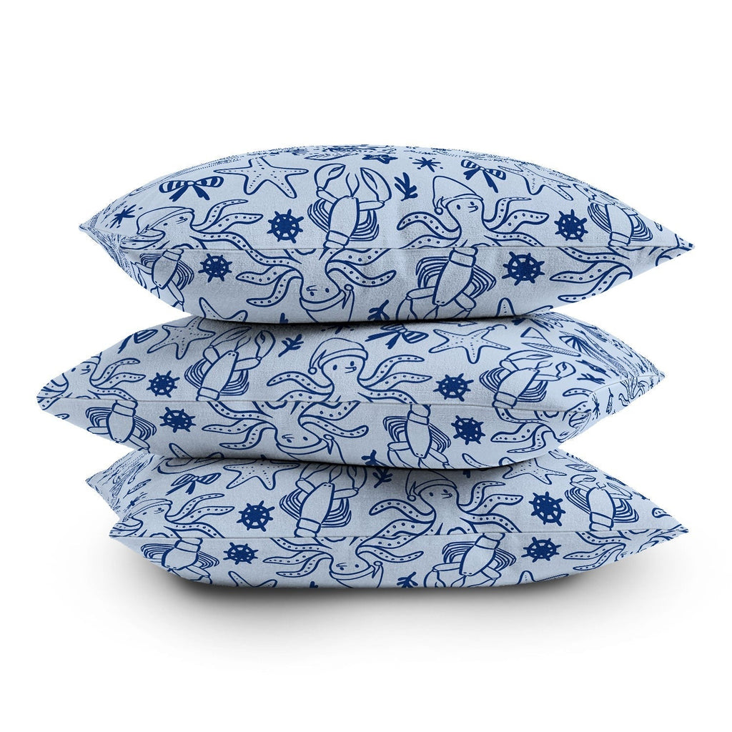 Design by Spark Marine Christmas Holiday Throw Pillow