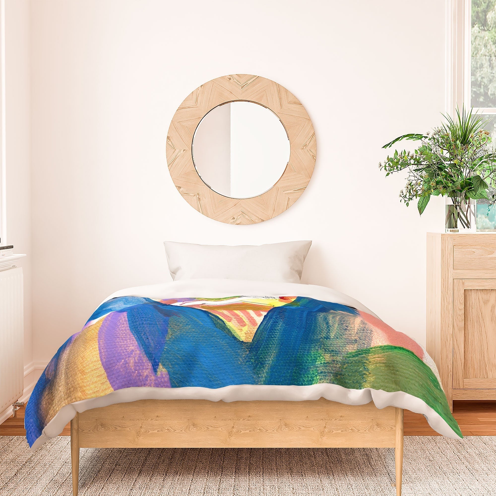 Natalie Baca Lucky in Love Duvet Cover
