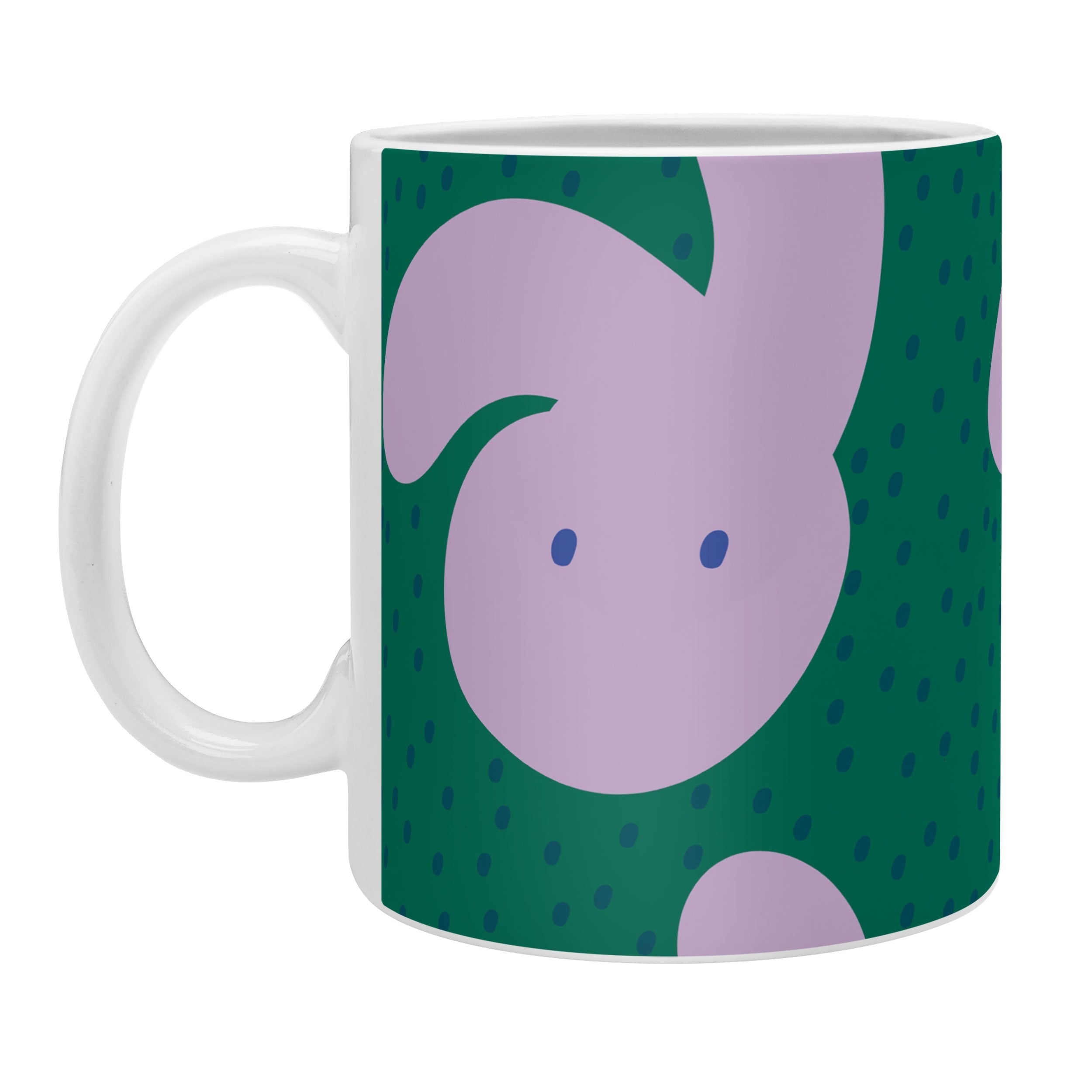 Camilla Foss Pebbles and Rabbit Coffee Mug