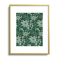 Pimlada Phuapradit Christmas Poinsettia Metal Framed Art Print
