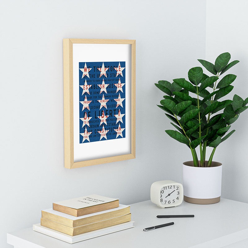 DENY Designs Starred Preamble Recessed Framing Rectangle
