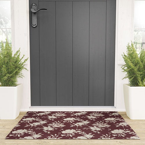 Marta Barragan Camarasa Antique Petal Romance Welcome Mat