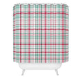 Lisa Argyropoulos Merry Vintage Plaid Shower Curtain