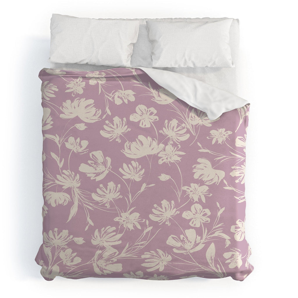 Gabriela Fuente Martine Lilac Duvet Cover