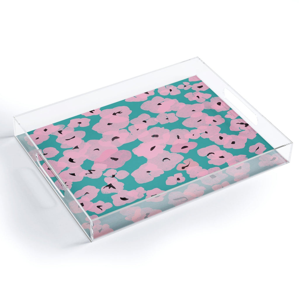 Garima Dhawan hydrangea 14 Acrylic Tray