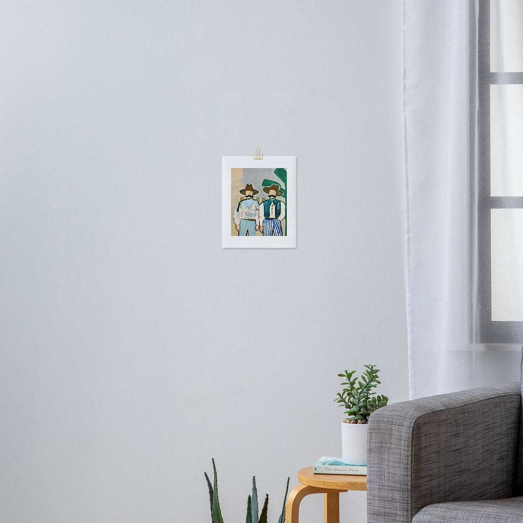 83 Oranges Side By Side Cowboy Edition Art Print