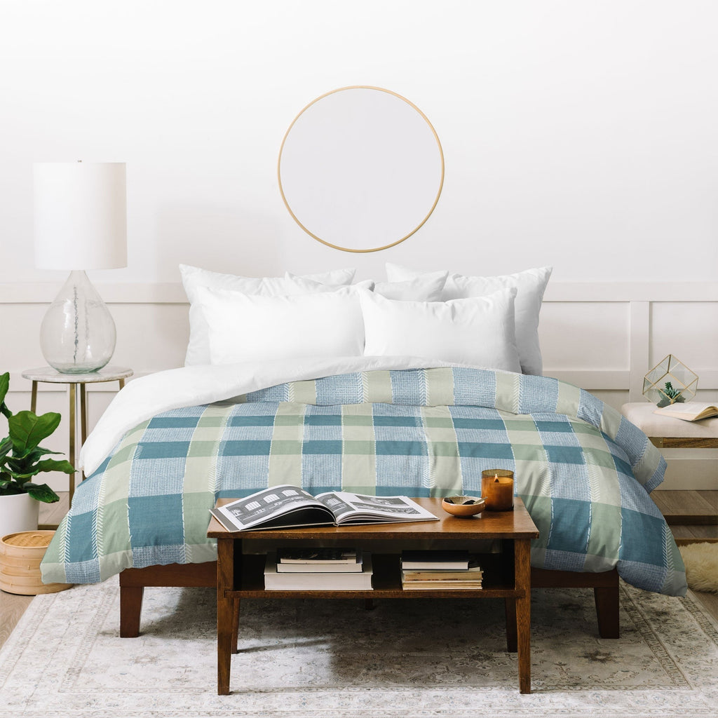 Marta Barragan Camarasa Country Style Checks Duvet Cover