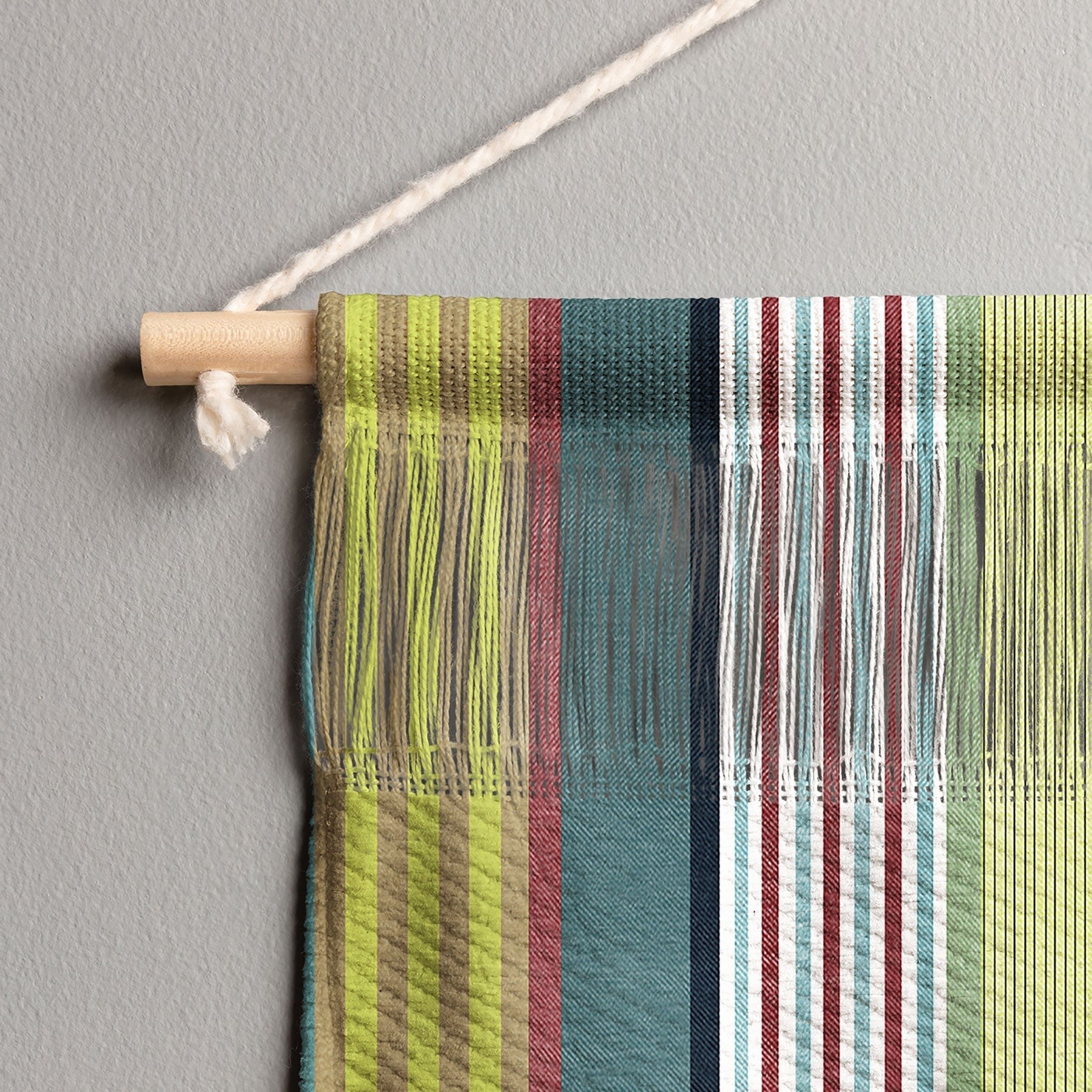 Marta Barragan Camarasa Colorful Stripe Delight Wall Hanging Landscape