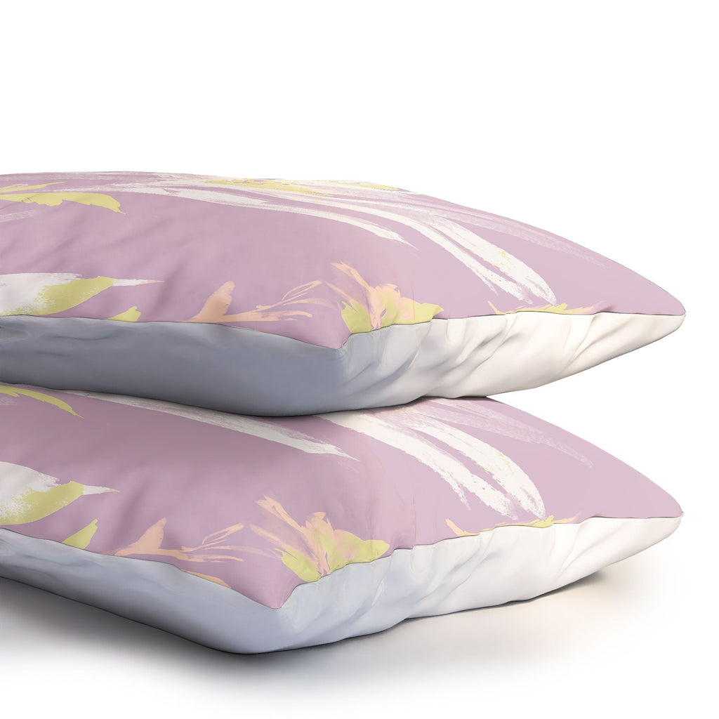 Gabriela Fuente Emma Lilac Floral Pillow Shams