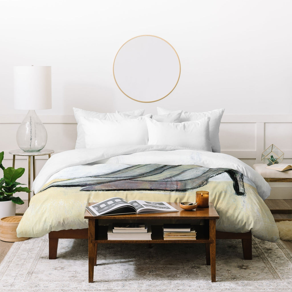 Sophia Buddenhagen Grey Stiletto Duvet Cover
