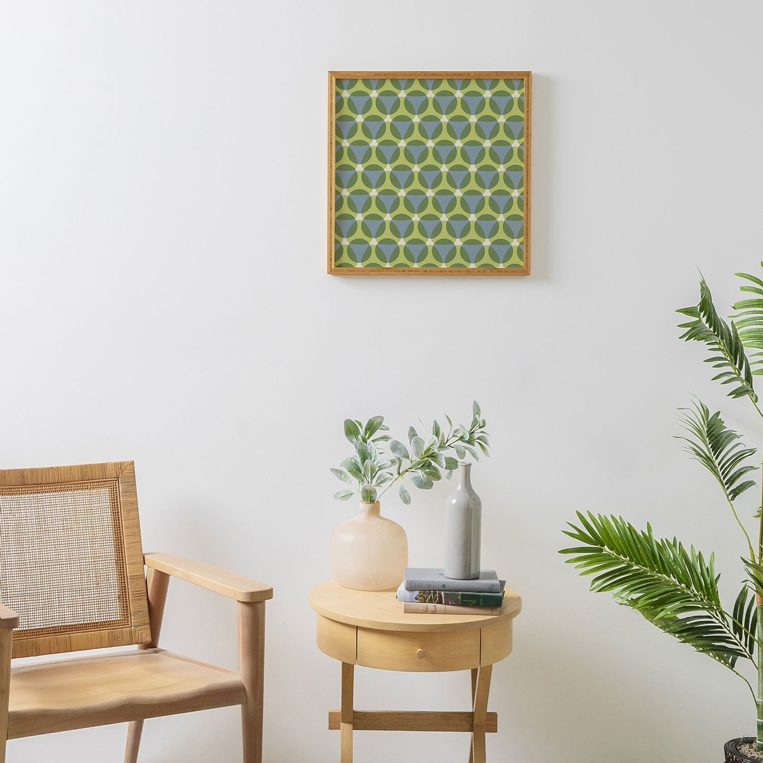 Marta Barragan Camarasa Stylish Retro Circle Framed Wall Art