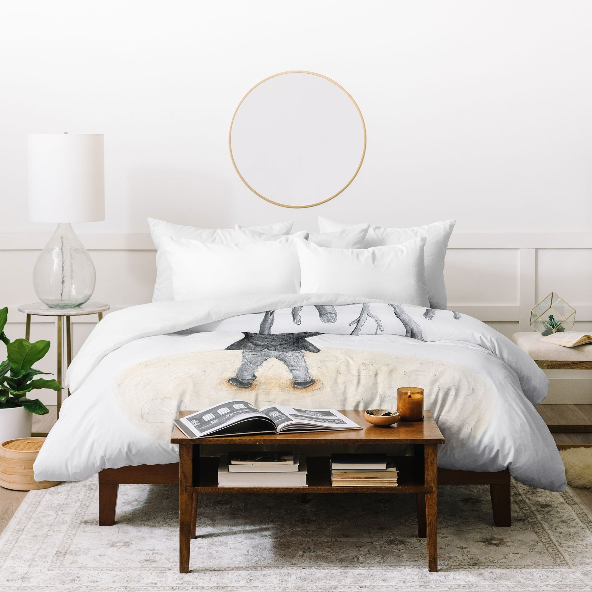 Coco de Paris Wood in the sky Duvet Cover