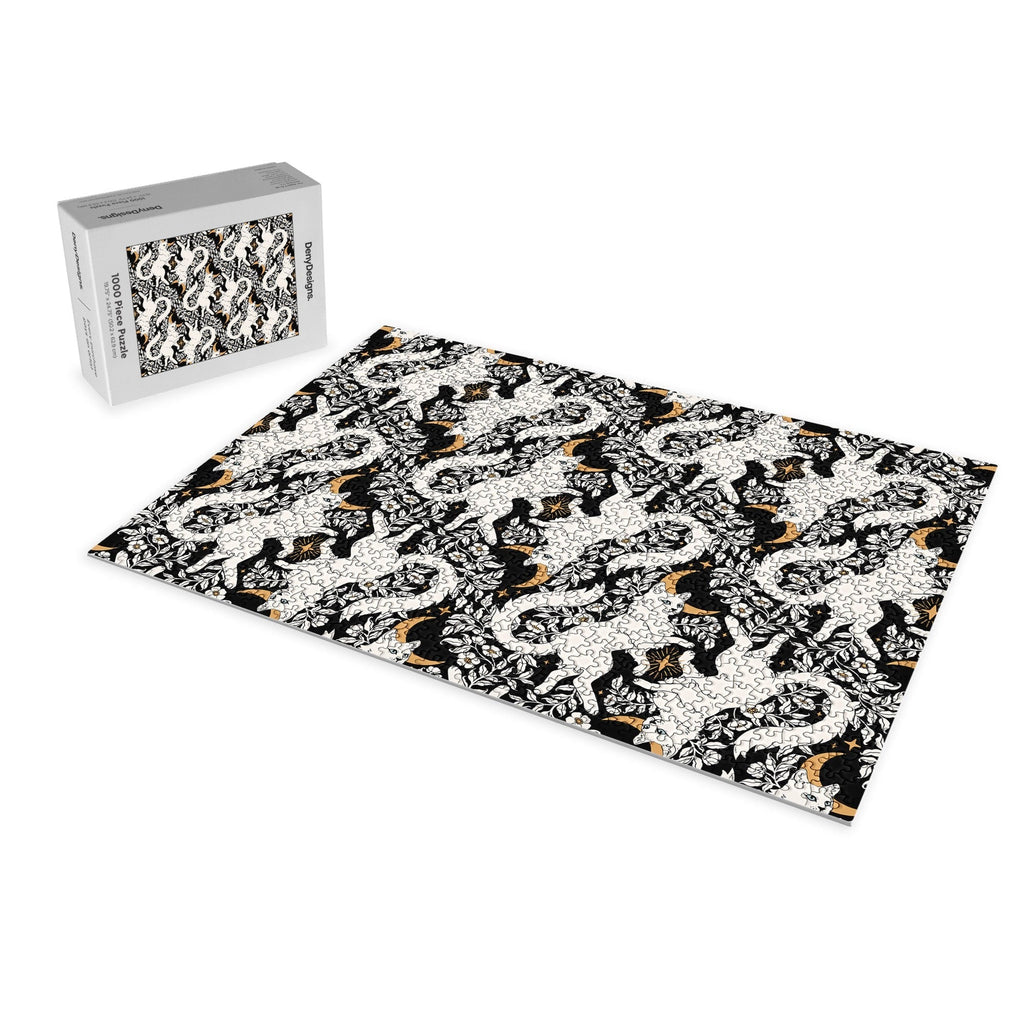 Avenie Celestial Cats Gold Puzzle