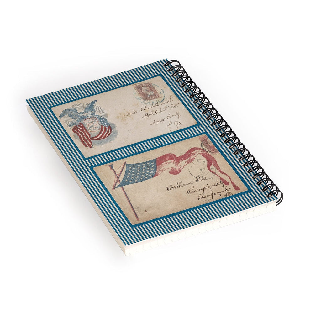 DENY Designs Civil War Envelopes Spiral Notebook
