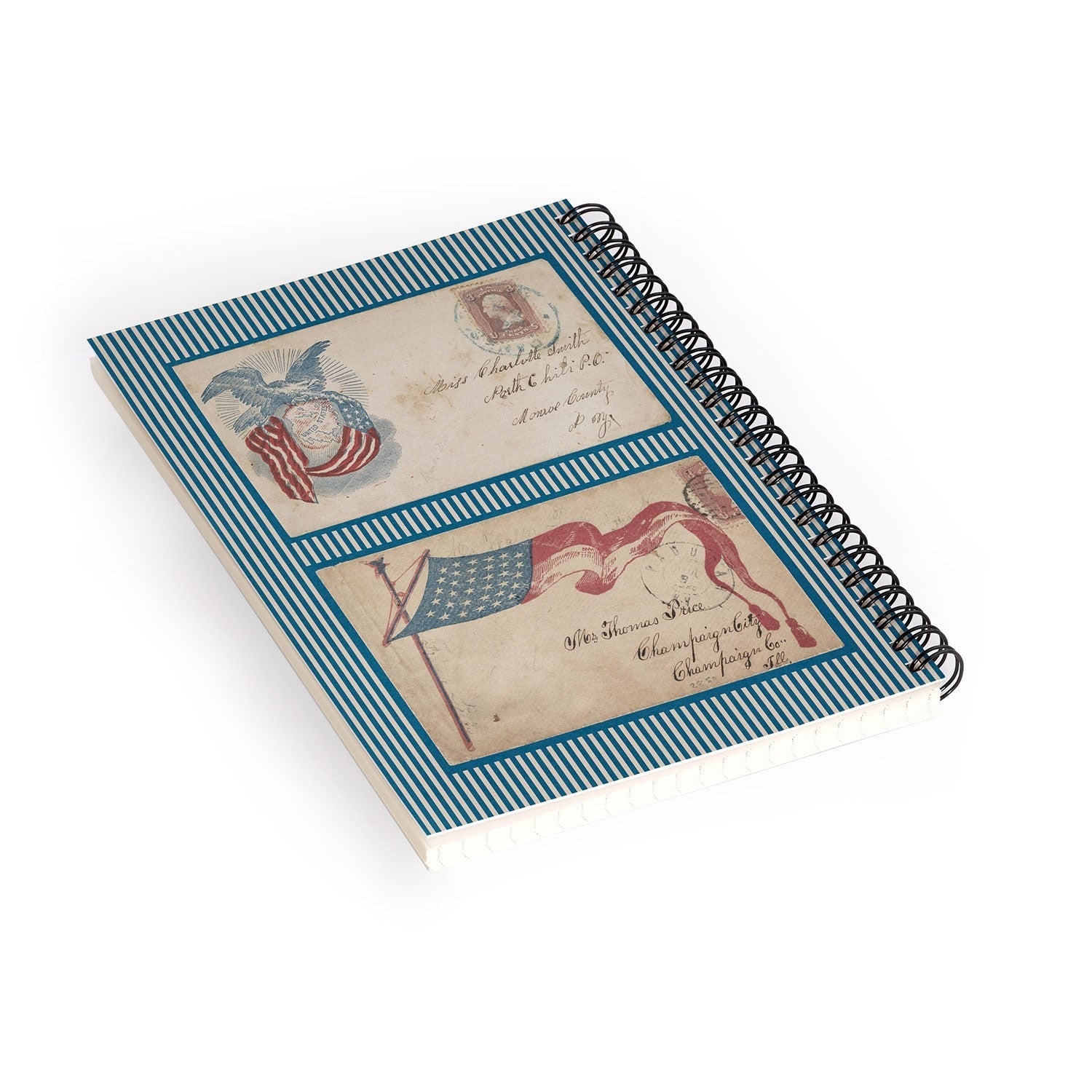 DENY Designs Civil War Envelopes Spiral Notebook