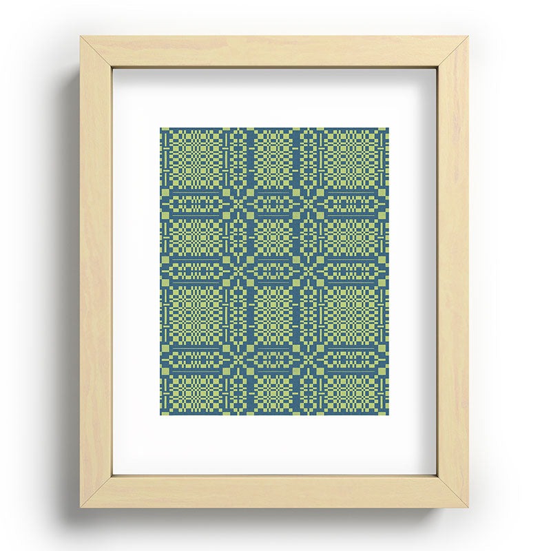 Marta Barragan Camarasa Nostalgic Grid Design Recessed Framing Rectangle