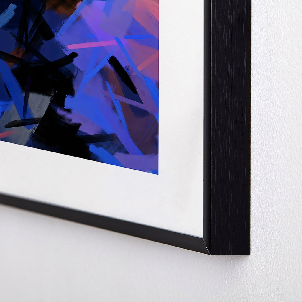 83 Oranges Midnight Sparks Metal Framed Art Print