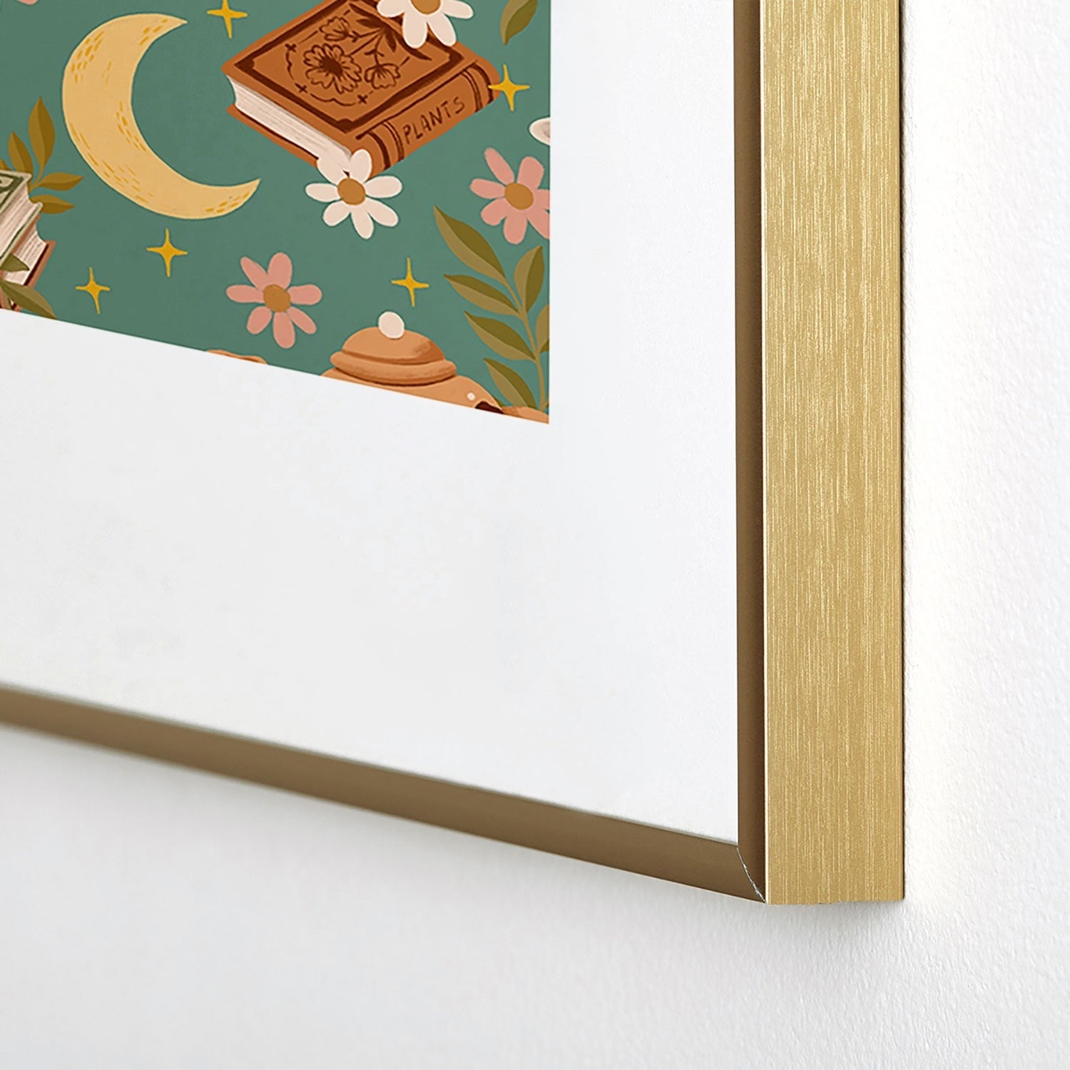 Avenie Moonlit Reading Nook I Metal Framed Art Print