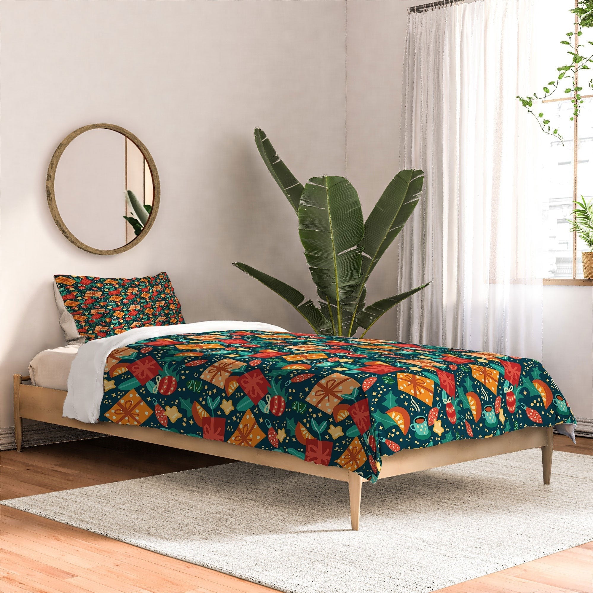 Valeria Frustaci Christmas pattern Comforter