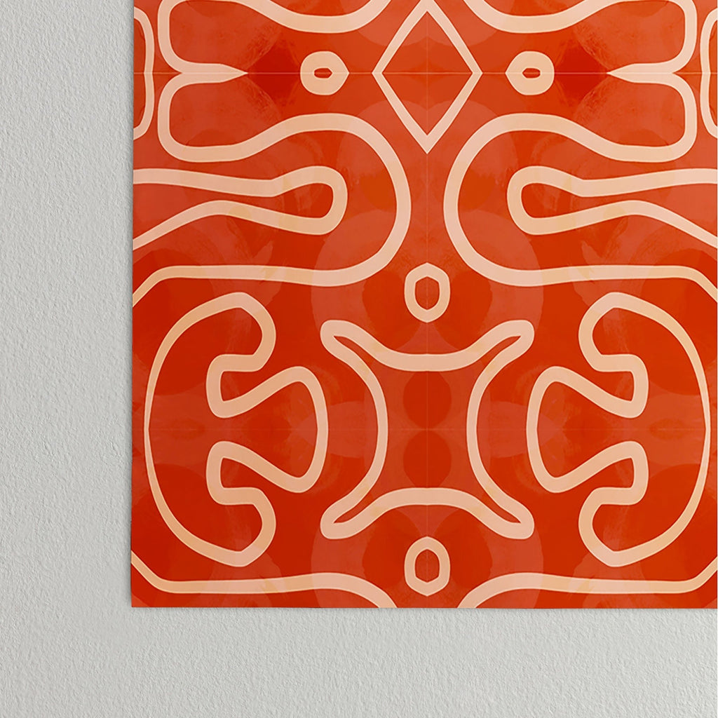 Mirimo Venexiana Burnt Orange Poster