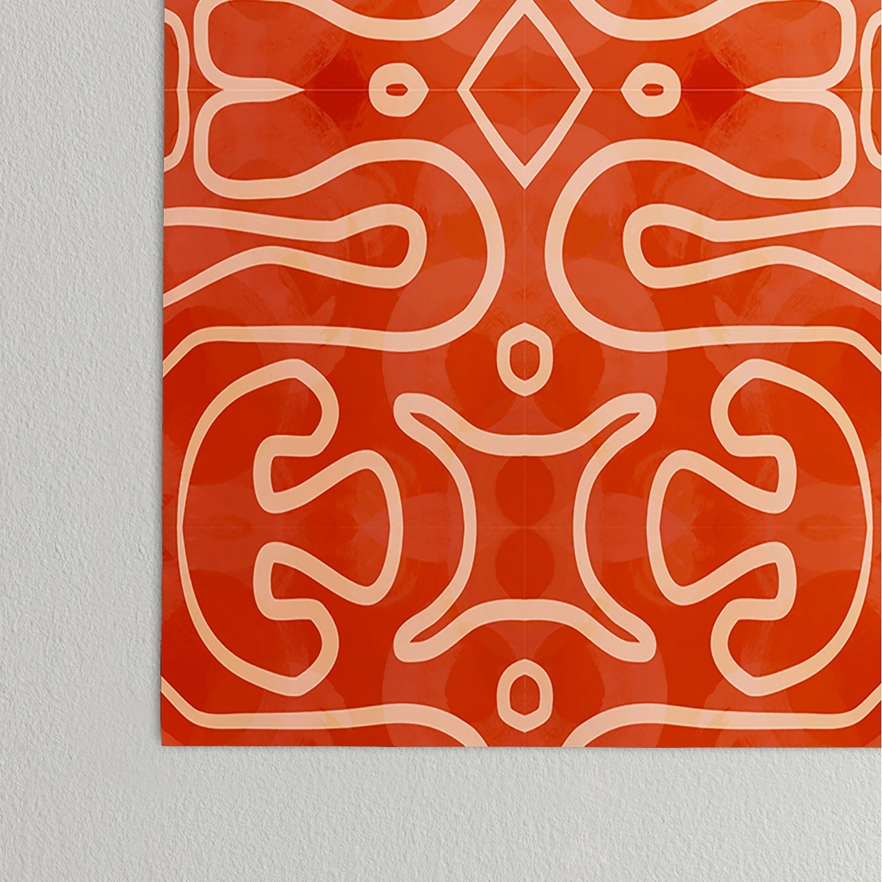 Mirimo Venexiana Burnt Orange Poster