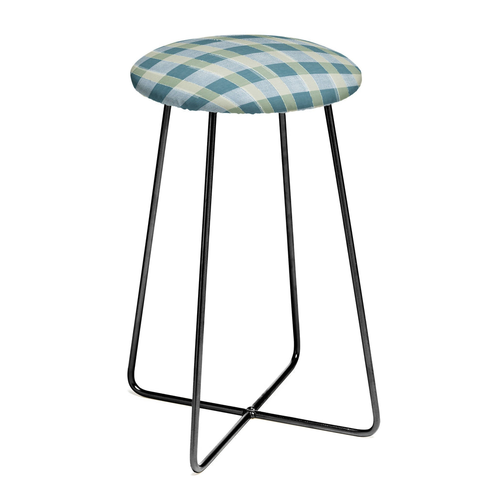 Marta Barragan Camarasa Country Style Checks Counter Stool