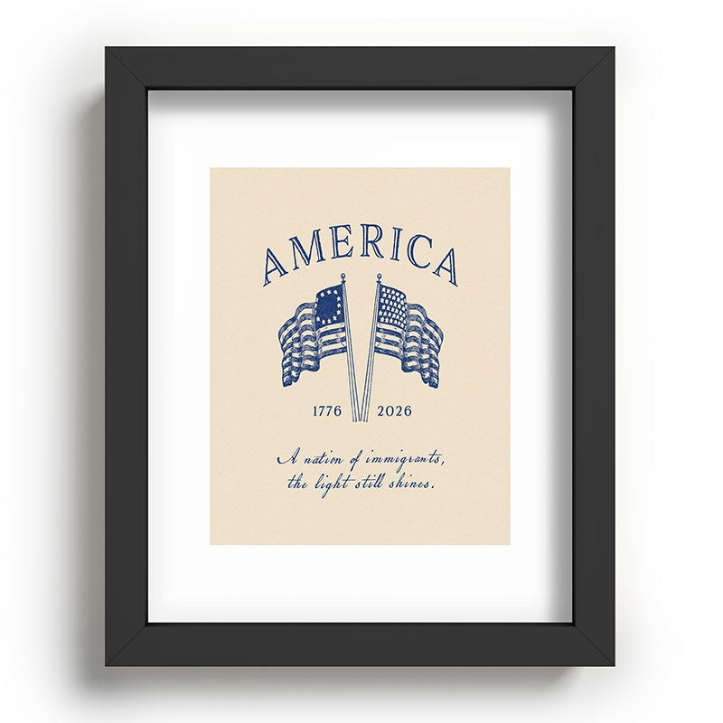 DENY Designs America250 Recessed Framing Rectangle