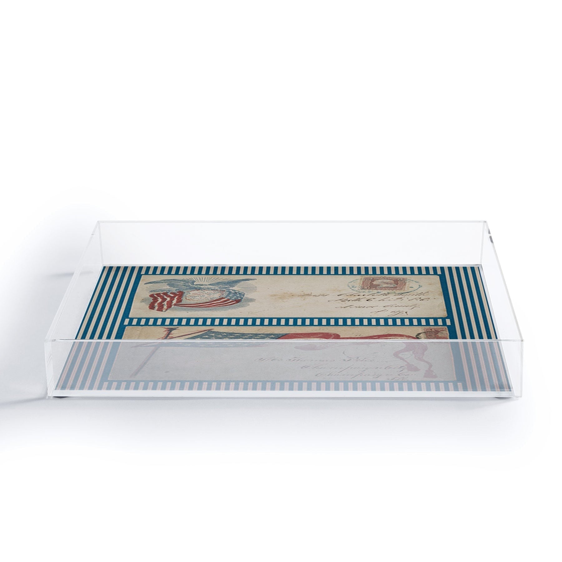 DENY Designs Civil War Envelopes Acrylic Tray