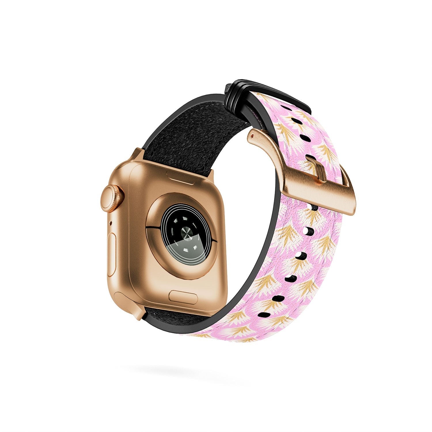 Jennifer Labre Pink Palmetto Apple Watch Band