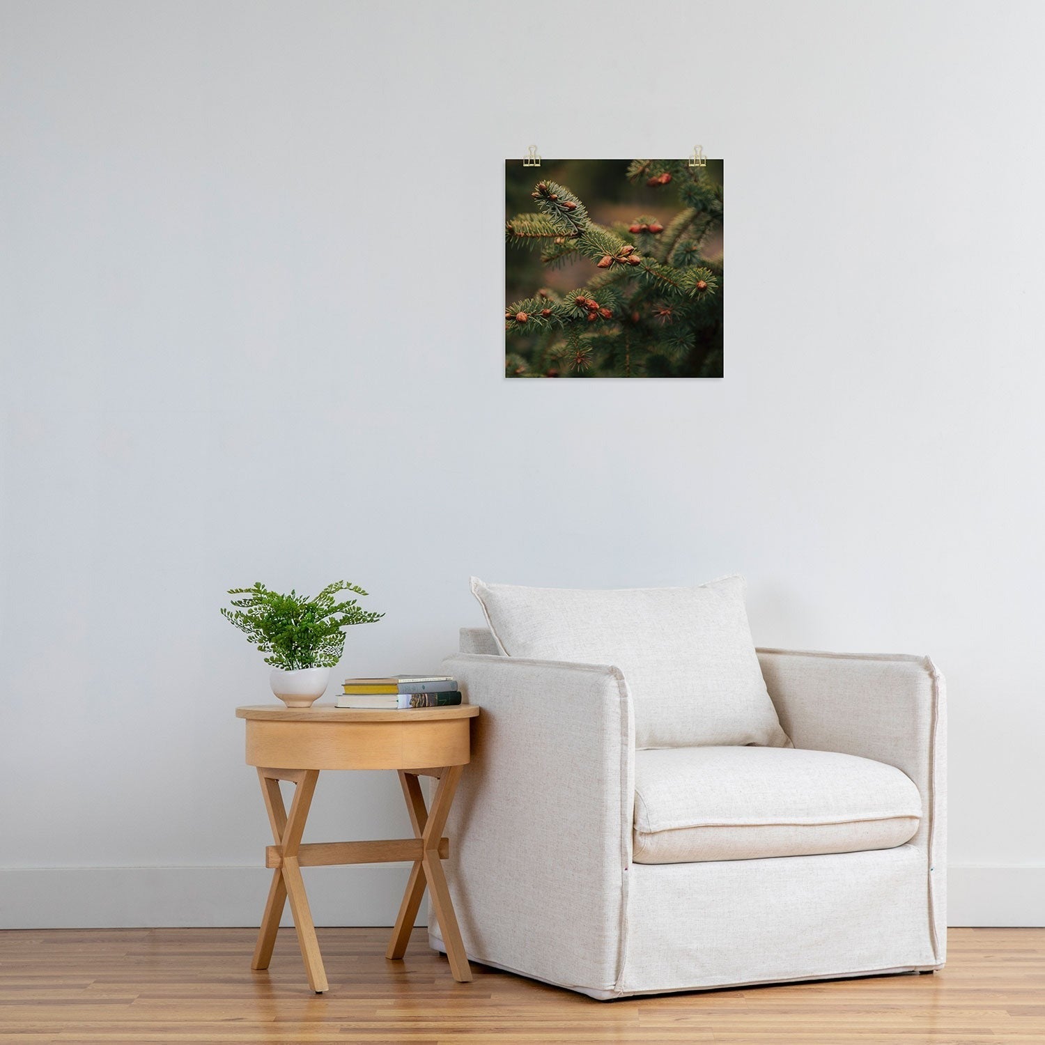 Hannah Kemp Spruce Tips Art Print