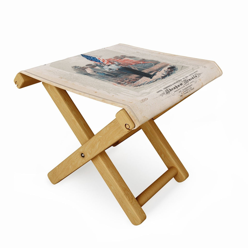 DENY Designs Our Country s Flag Folding Stool