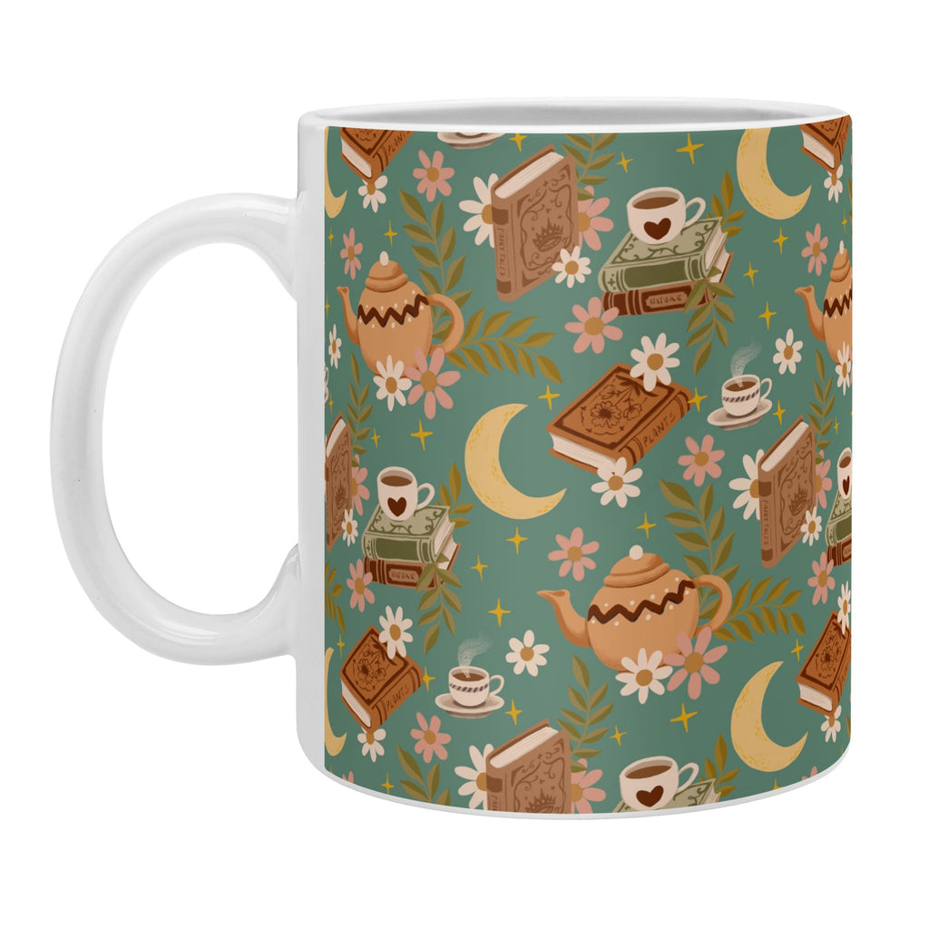 Avenie Moonlit Reading Nook I Coffee Mug