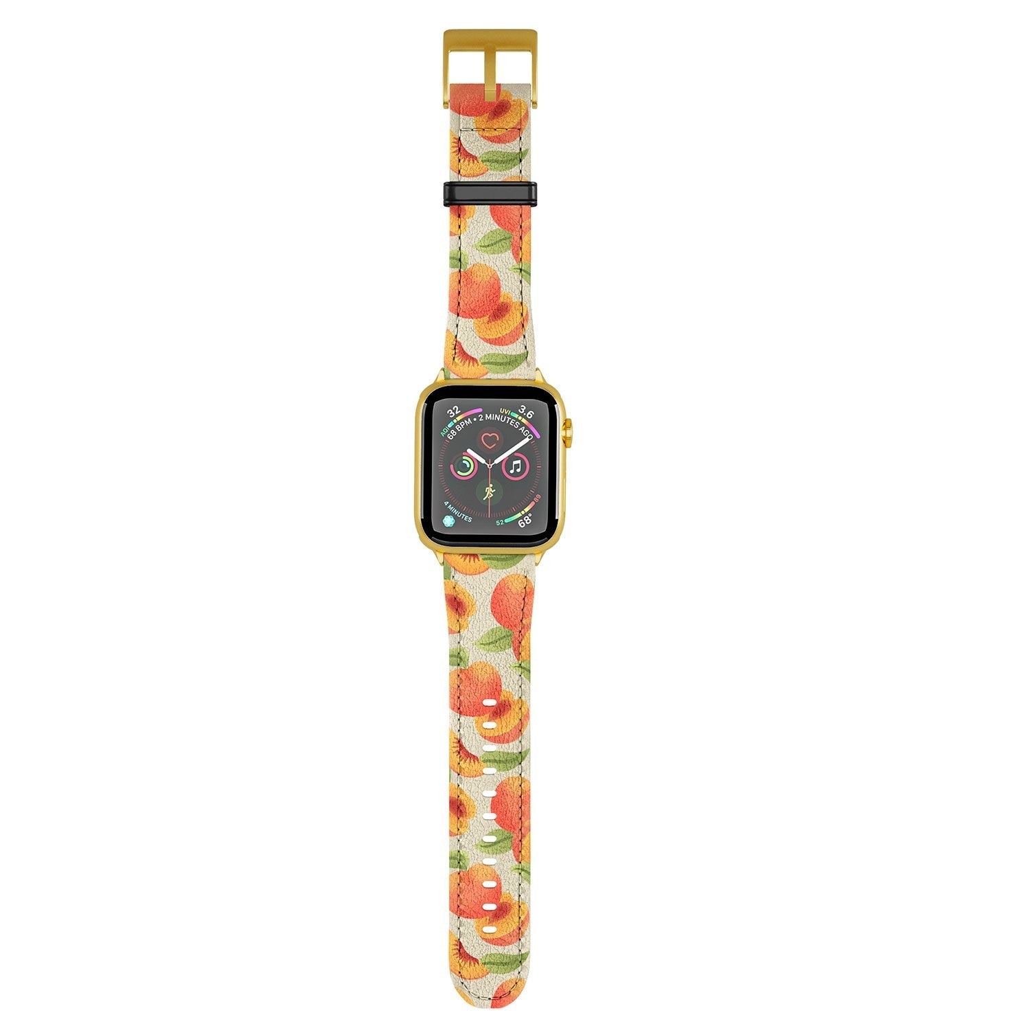 Jessica Molina Peach Pattern Apple Watch Band