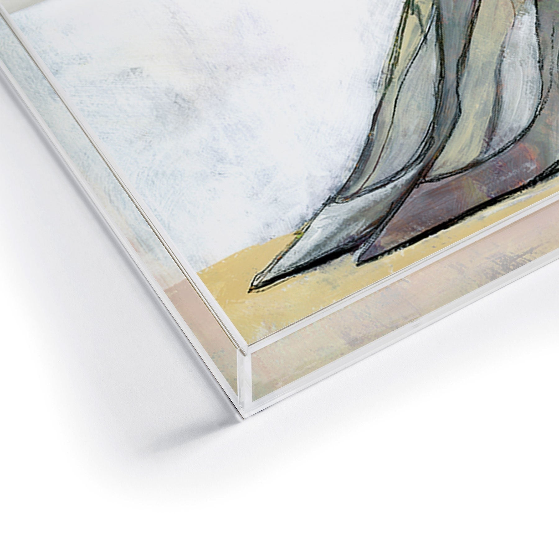 Sophia Buddenhagen Grey Stiletto Acrylic Tray