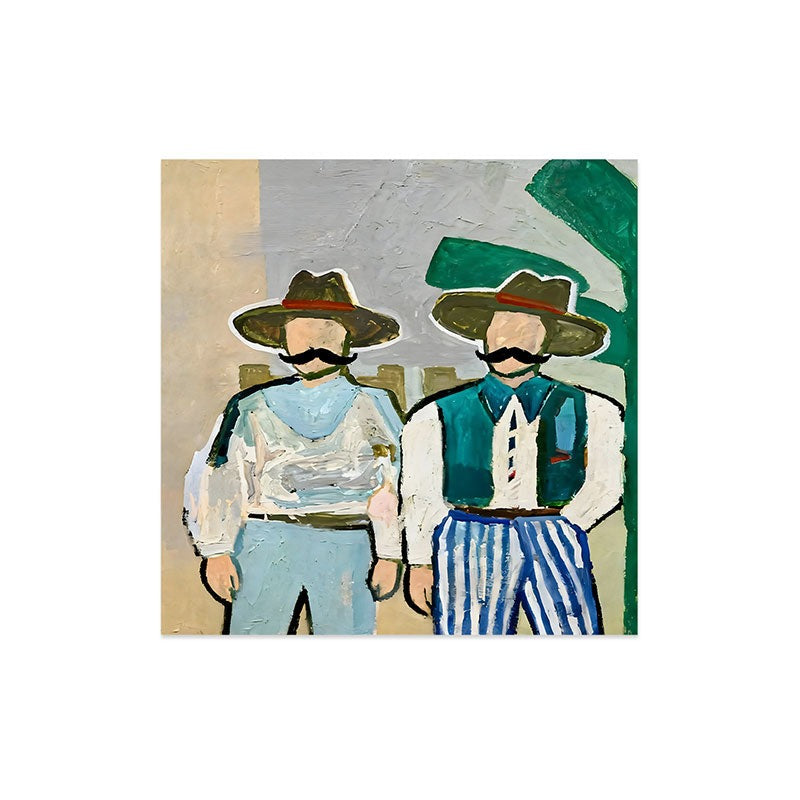 83 Oranges Side By Side Cowboy Edition Art Print