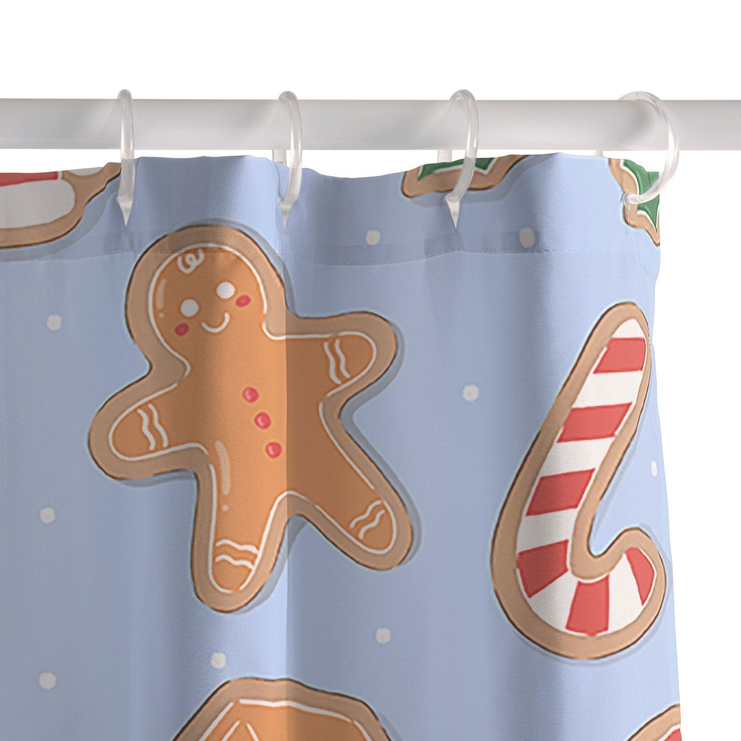 Love_Ryming Christmas Cookies Shower Curtain