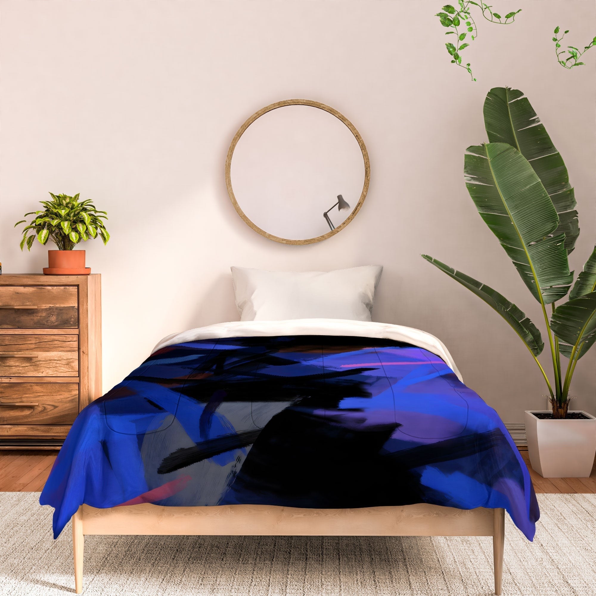 83 Oranges Midnight Sparks Comforter