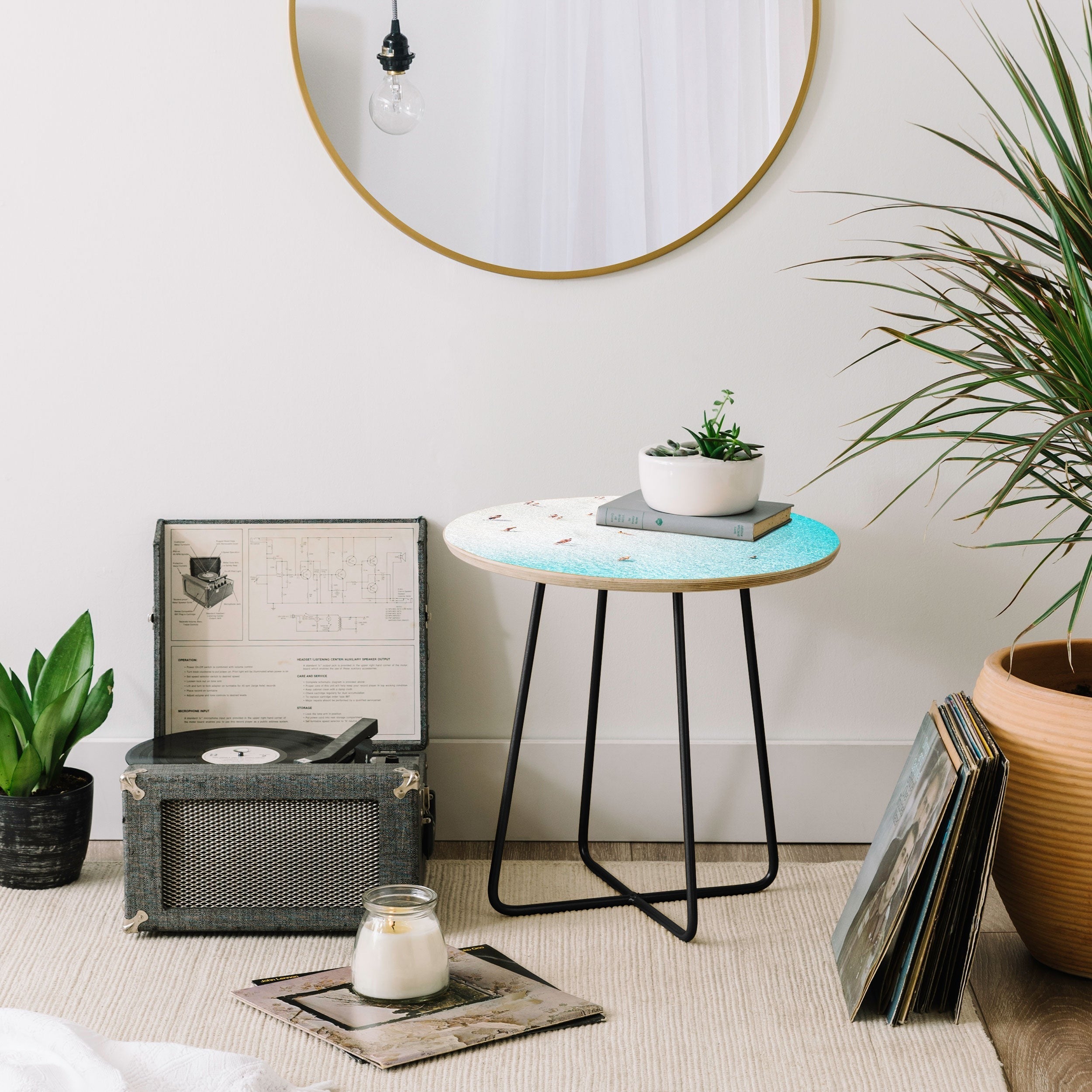 Gal Design Beach Daydream Round Side Table