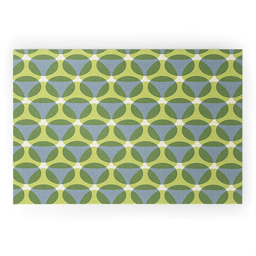 Marta Barragan Camarasa Stylish Retro Circle Welcome Mat
